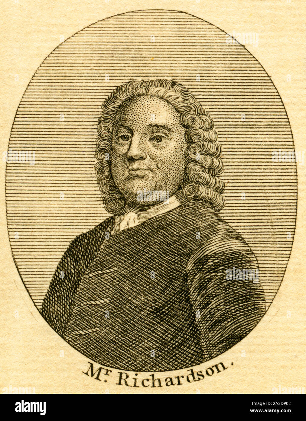 Europa, Großbritannien, England, Mackworth, Samuel Richardson, englischen Gloucestershire, im 18. Jahrhundert, Radierung aus einem Buch des 18. Jahrhunderts, um 1766. /Europa, Großbritannien, England, Mackworth, Samuel Richardson, englischer Schriftsteller, 18. Jahrhundert, das Ätzen von einem Buch aus dem 18. Jahrhundert, ca. 1766. Stockfoto