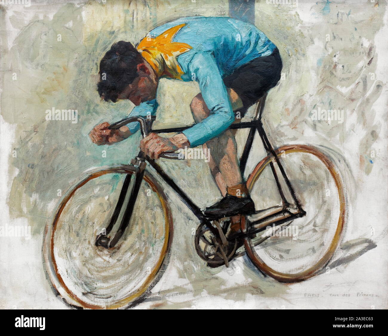 Petit Breton Öl Malerei (1905) von Lucien Jonas (1880-1947), La Piscine Museum, Roubaix, Frankreich Stockfoto