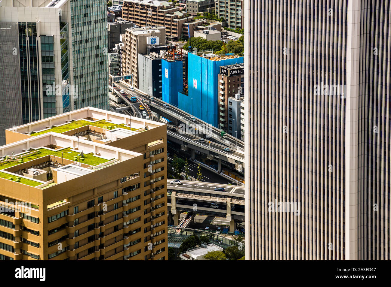 Stadtbild Tokio, Japan Stockfoto