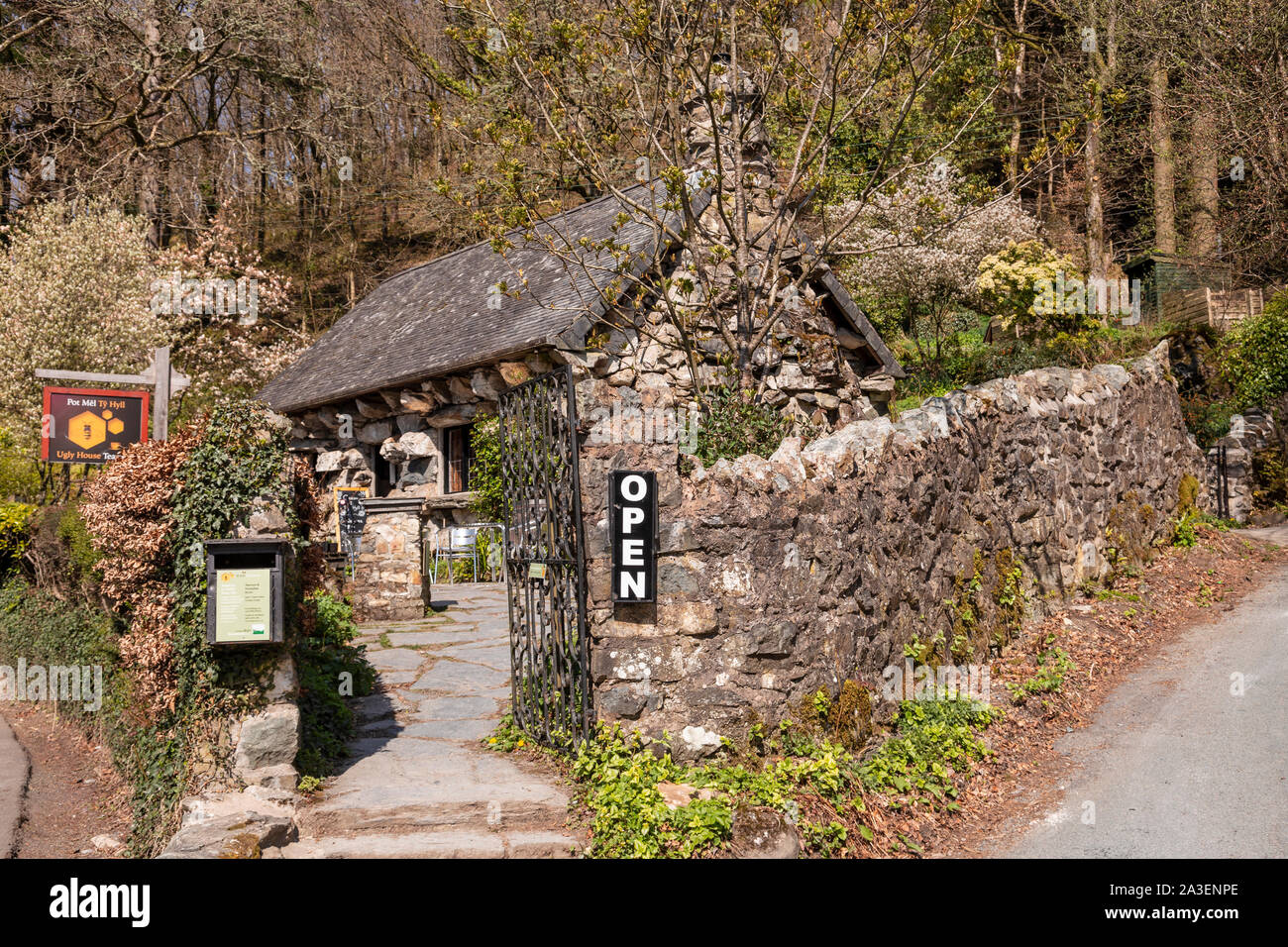 Das hässliche Haus in Betws-y-Coed, Snowdonia, North Wales Stockfoto