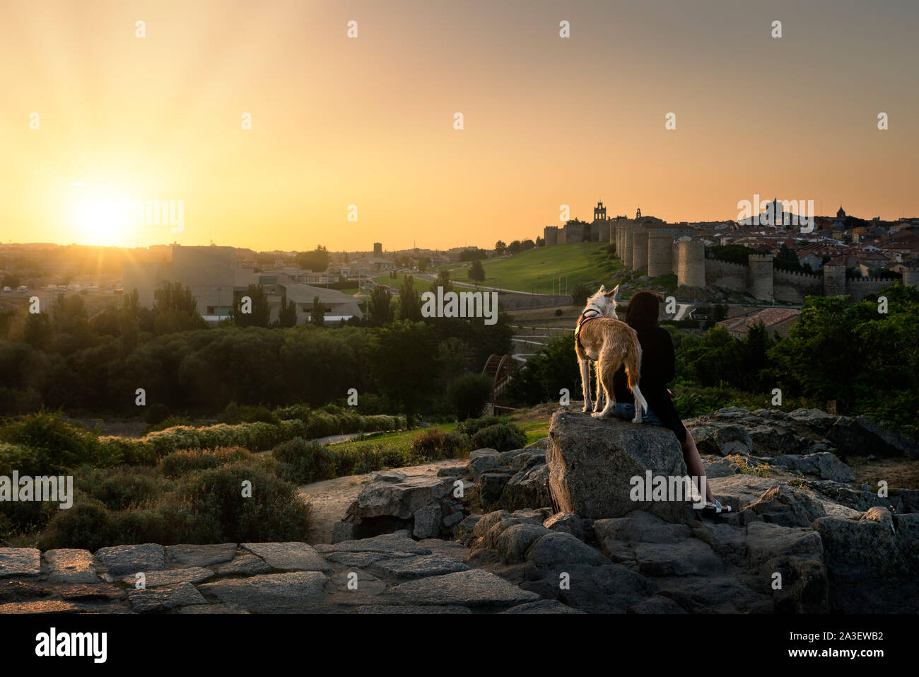 Ávila (Spanien) Stockfoto