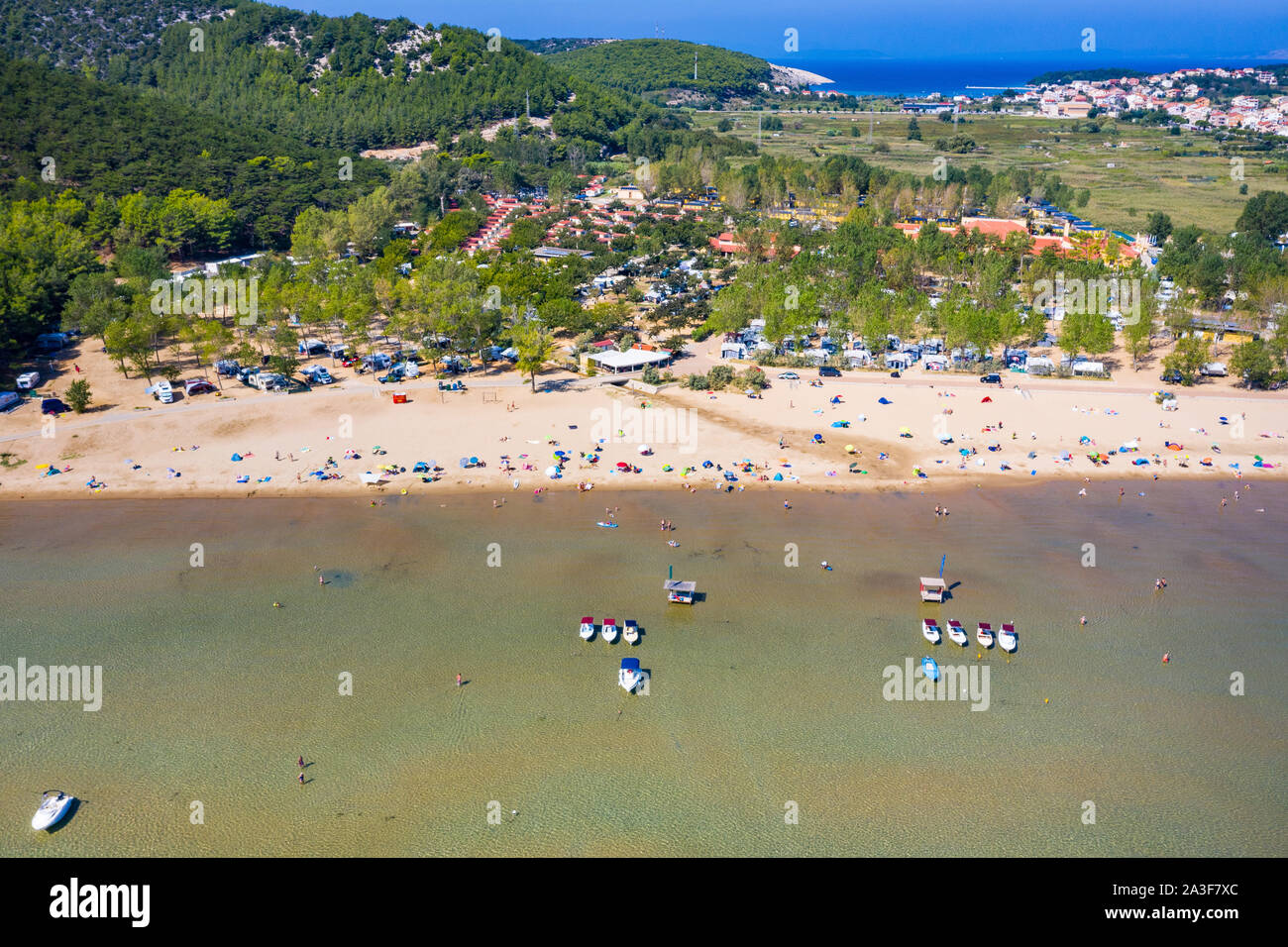 Insel Rab Stockfoto