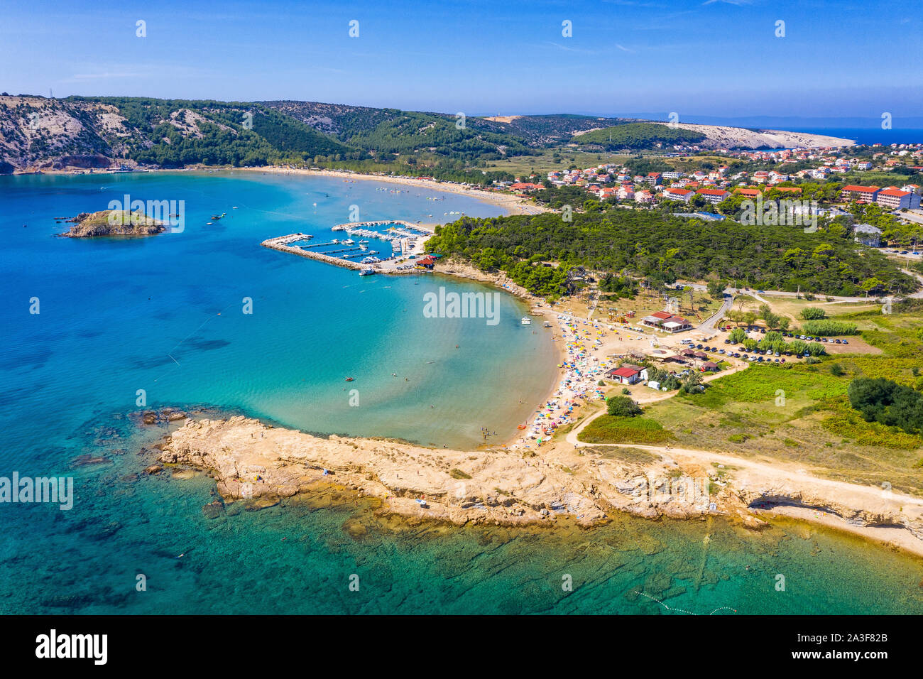 Insel Rab Stockfoto