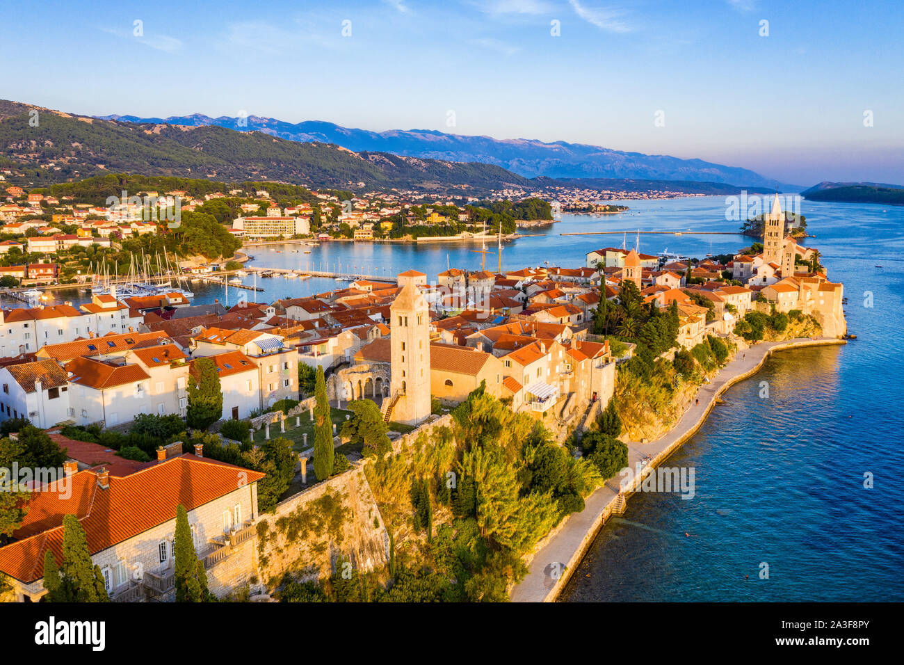 Insel Rab Stockfoto