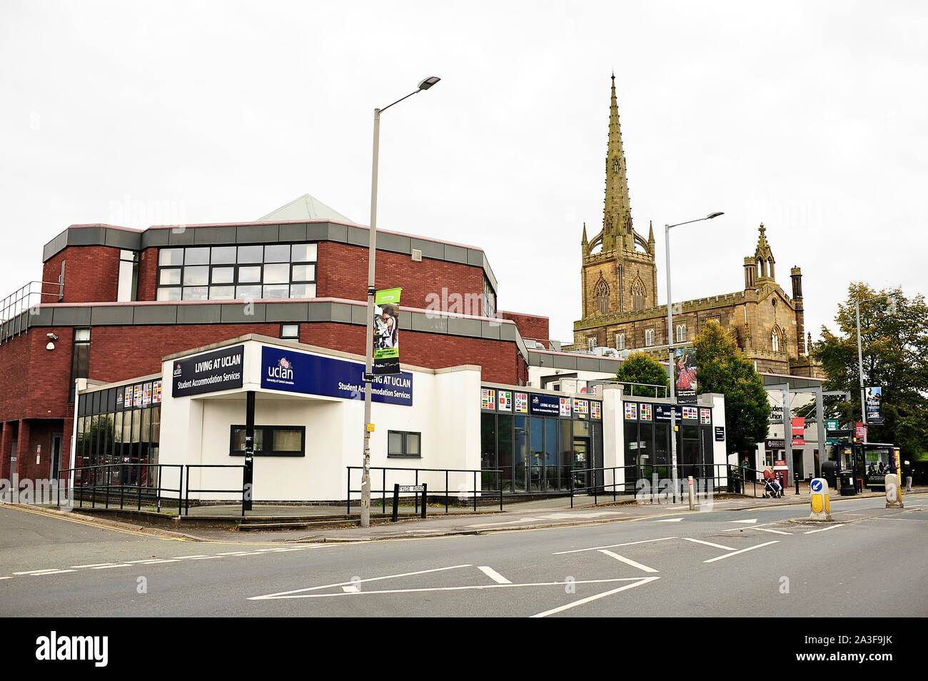 Schüler Unterkunft, Union und St. Peter's Art Center an der Universität von Central Lancashire in Preston Stockfoto