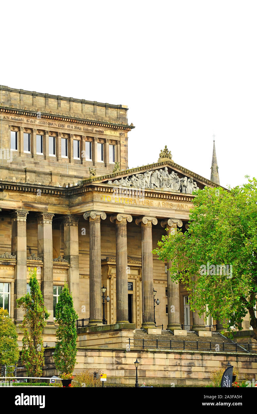 Die Harris Museum & Art Gallery in Preston Stockfoto