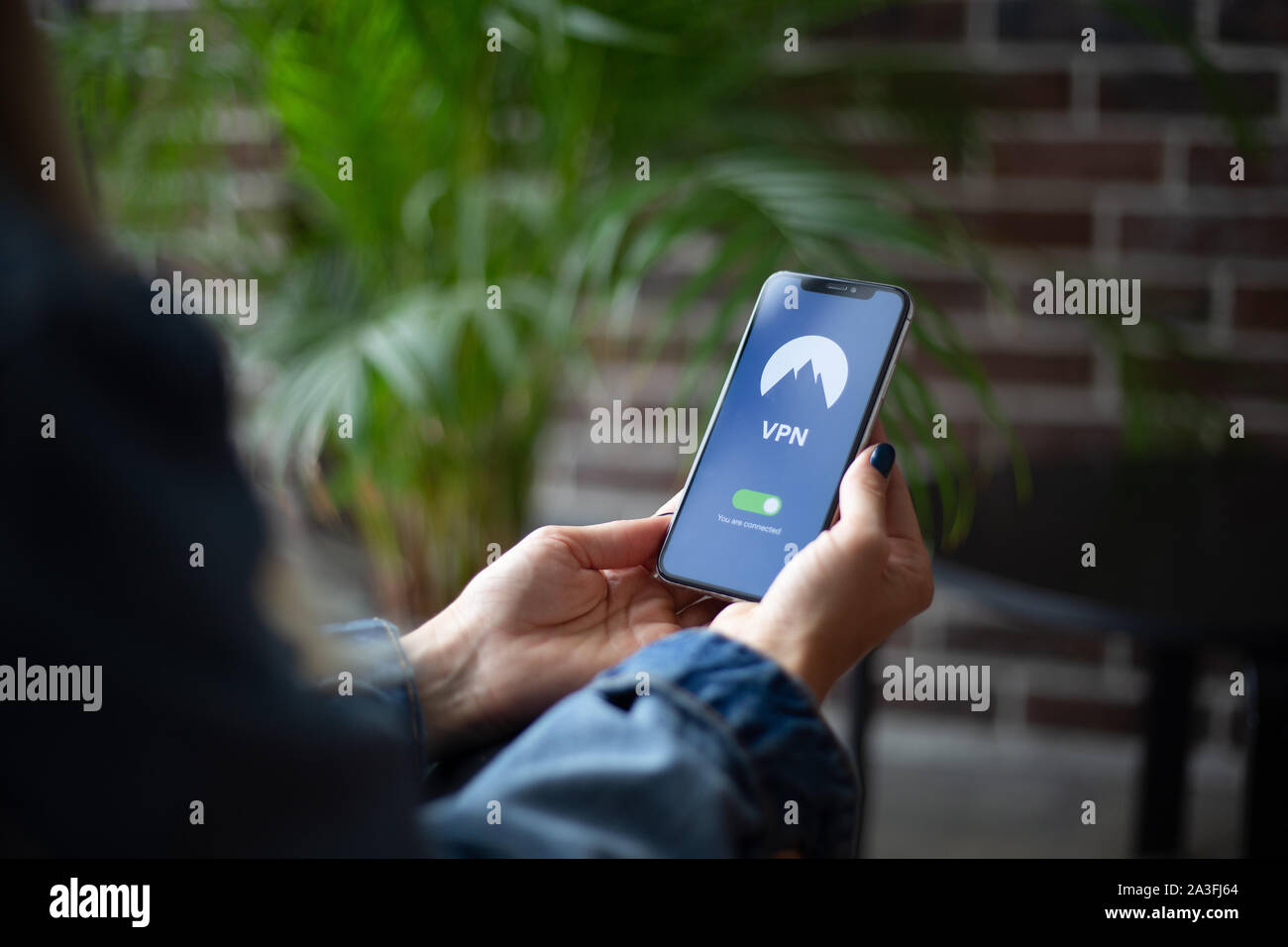 Verstecken Sie Ihre IP mit einem VPN Stockfoto