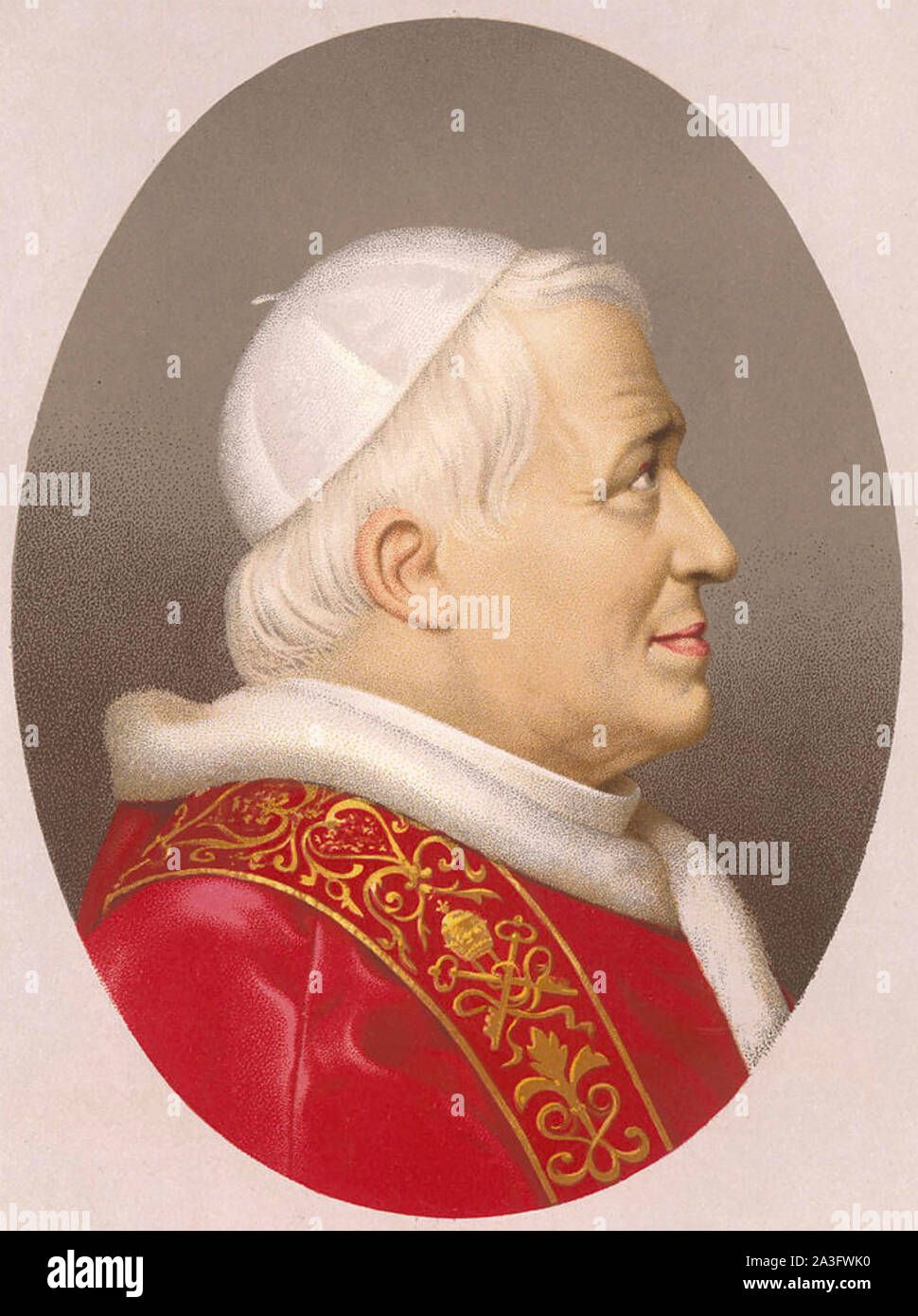 POP Pius IX (1792-1878) ca. 1870 Stockfoto