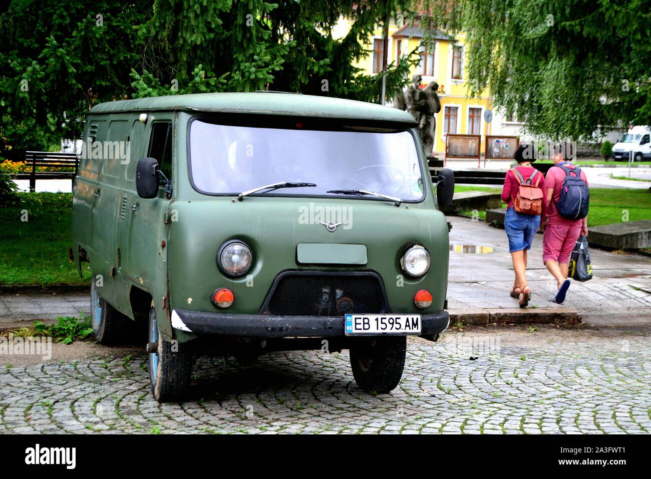 UAZ 452 van in TRYAVNA Balkan - Bulgarien Stockfoto