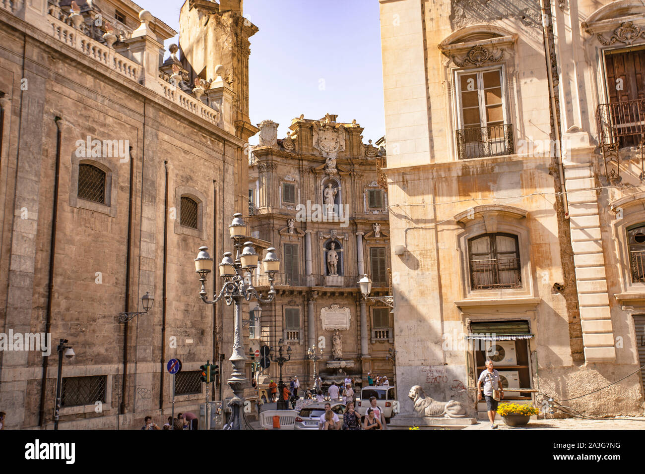 Piazza della Vergogna in Palermo 4 Stockfoto
