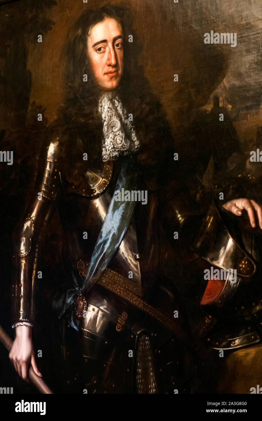 England, London, Kensington, Kensington Palace, Des Königs State Apartments, Gemälde von William III, als Prinz von Oranien von William Wissing Stockfoto