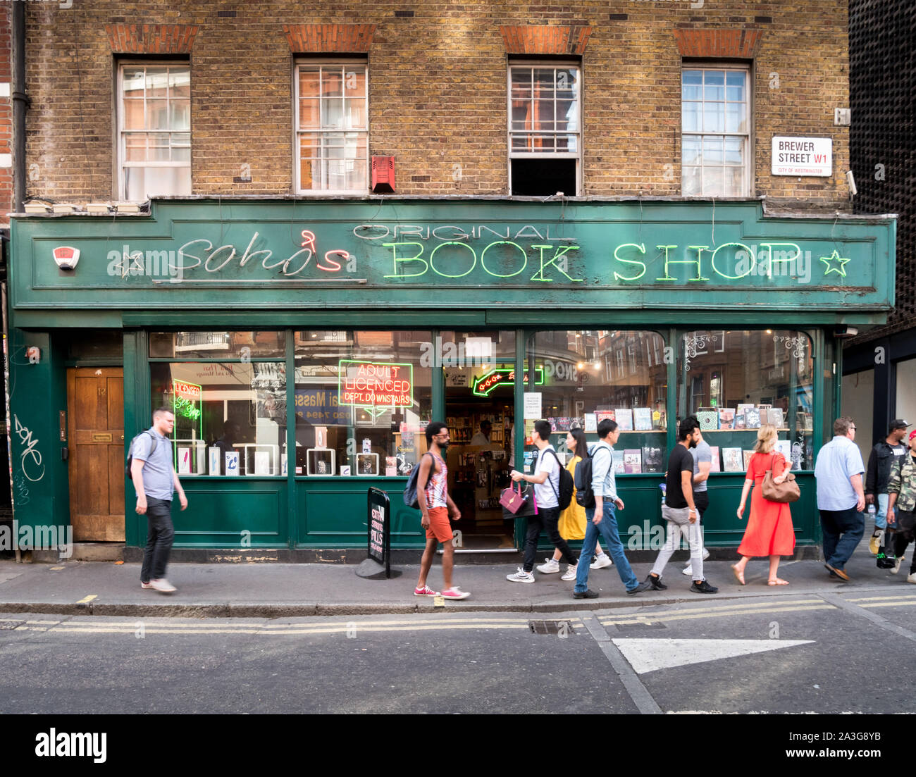 Original Soho Book Shop, Soho, London, UK Stockfoto