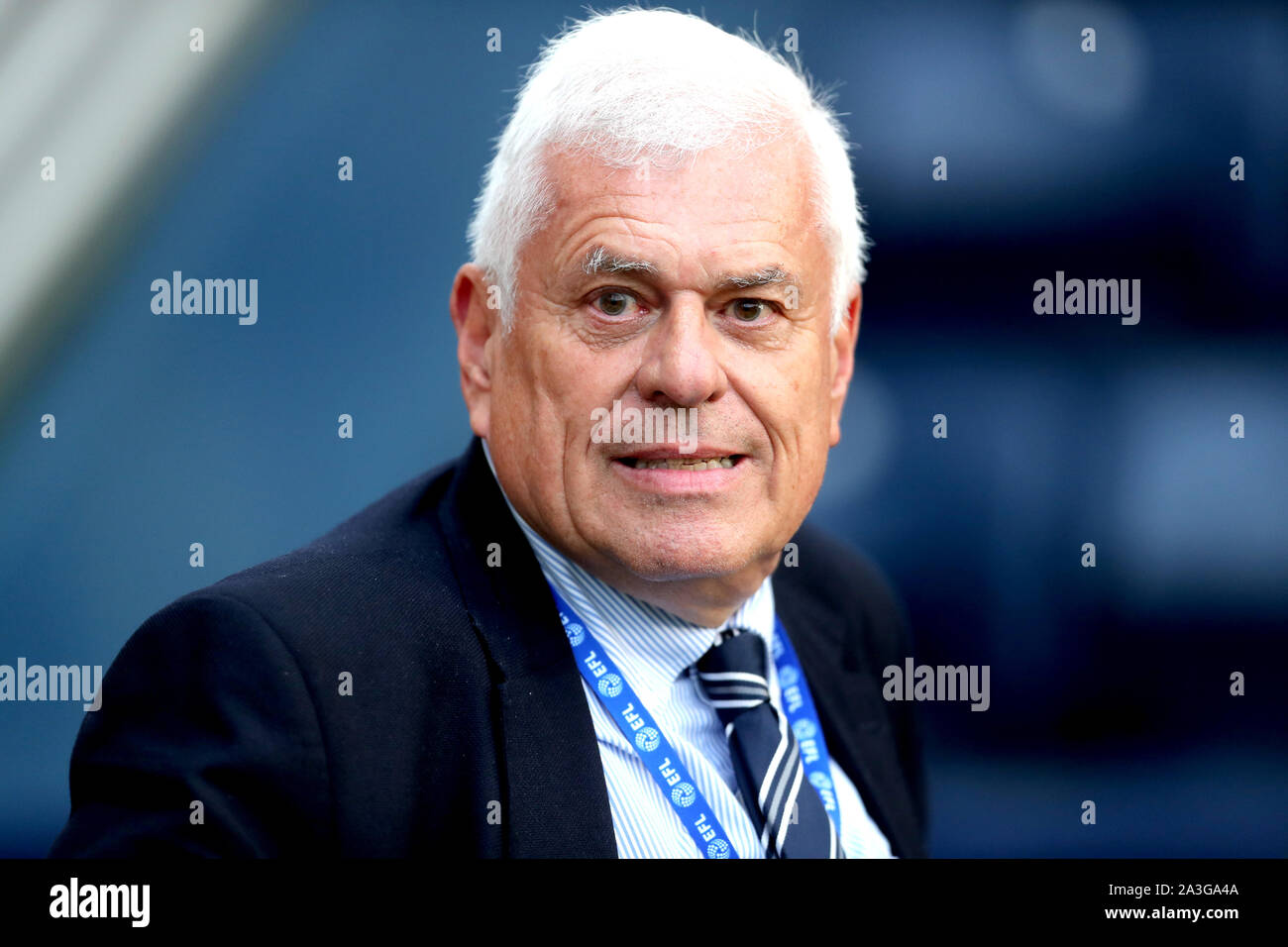 Preston North End Berater Der Eigentümer Peter Ridsdale vor Beginn des dem carabao Pokal, dritte runde Spiel im Deepdale Stadion, Preston Stockfoto