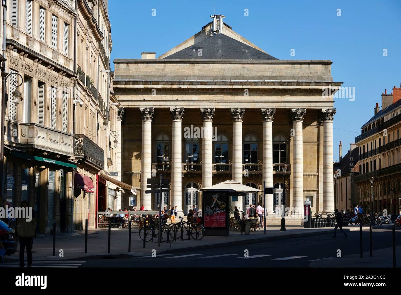 Frankreich, Cote d'Or, Dijon, Bereich als Weltkulturerbe von der UNESCO, dem Grand Theatre Stockfoto