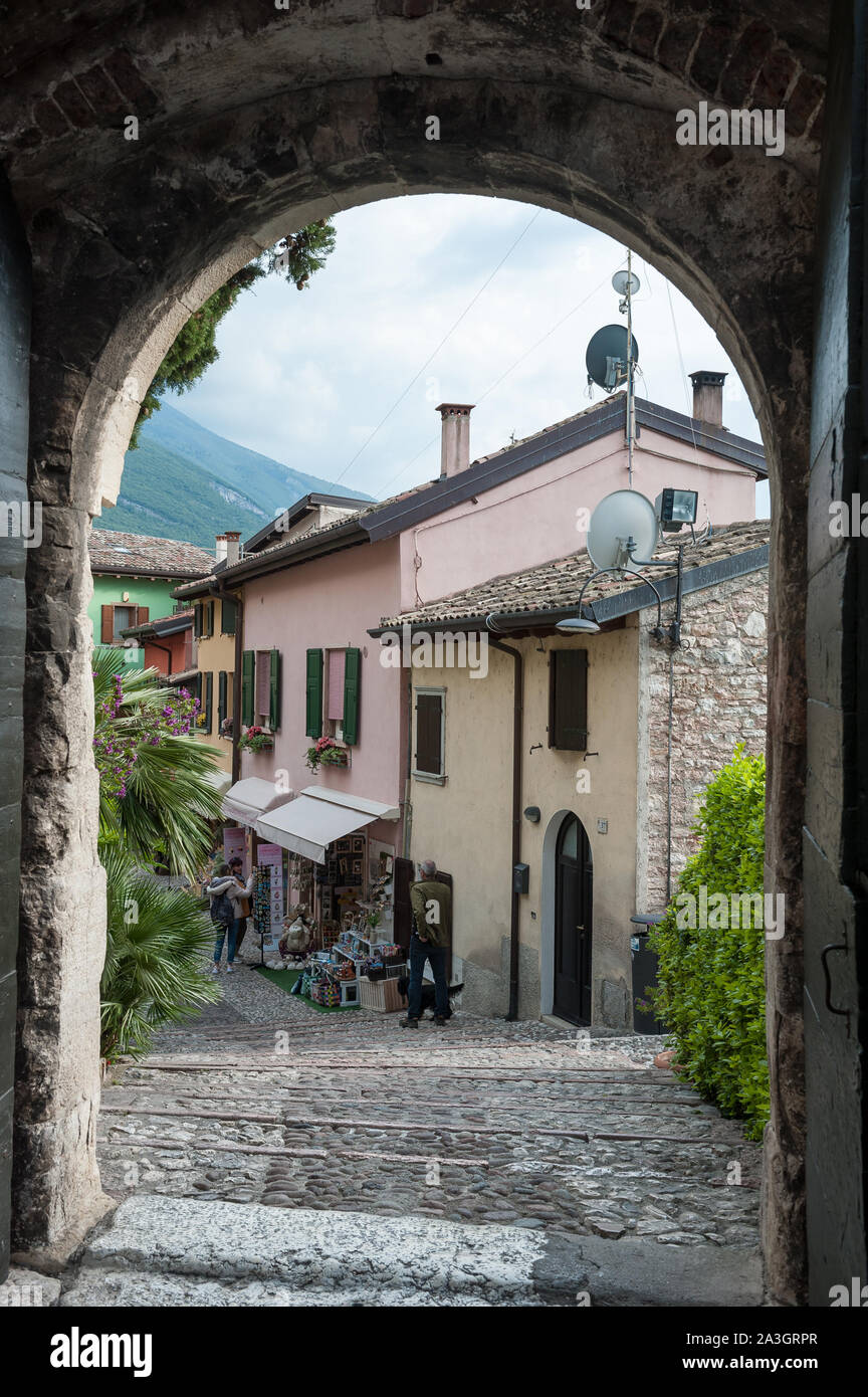 Malcesine, Provinz Verona, Venetien, Italien Stockfoto