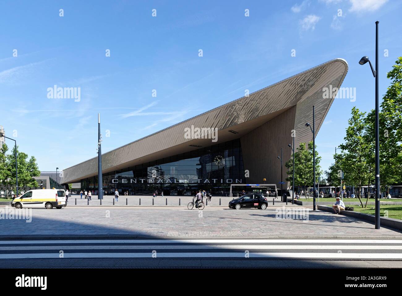 Hauptbahnhof, Rotterdam, Groningen, Niederlande Stockfoto