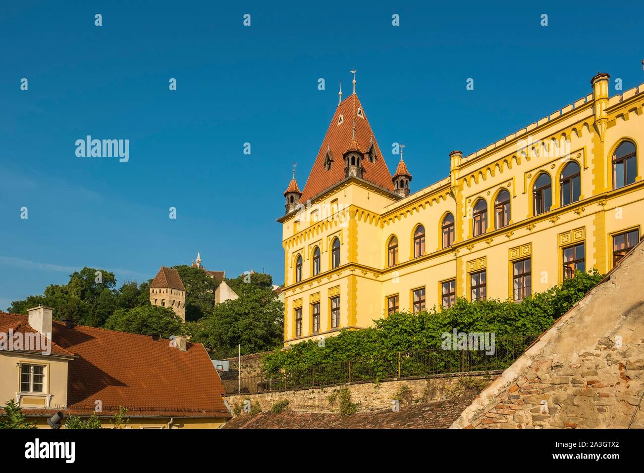 Rumänien, Siebenbürgen, Sighisoara, eine der sieben Sächsischen befestigte Städte Siebenbürgens, als Weltkulturerbe von der UNESCO klassifiziert Stockfoto
