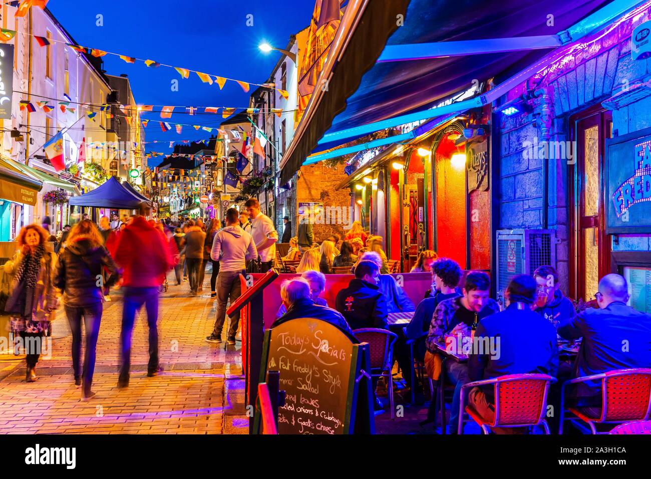 Irland, im County Galway, Galway Stockfoto