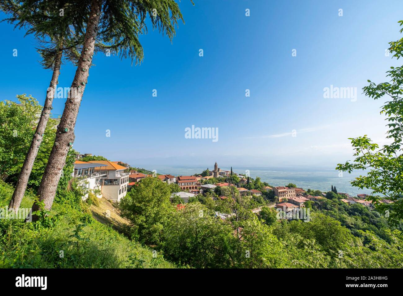 Georgien, der Region Kachetien, Sighnaghi befestigtes Dorf. Stockfoto