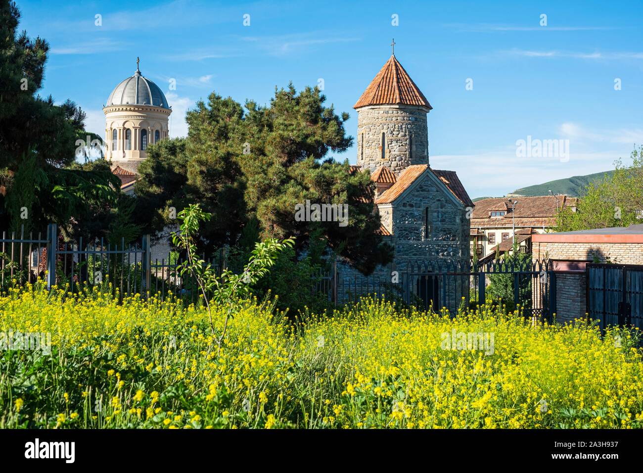 Georgien, Shida Kartli region, Gori, Geburtsort der sowjetische Staatschef Josef Stalin, der Kathedrale und dem Heiligen Erzengel Kirche Stockfoto