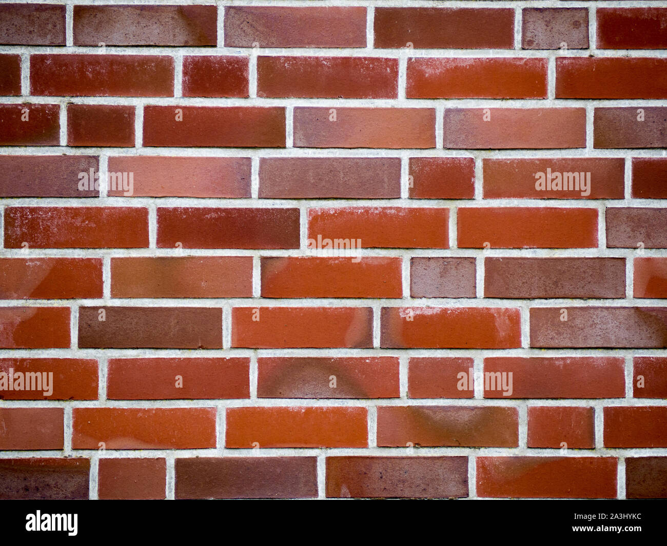 Neue Ziegel Wand Vorlage Stockfoto