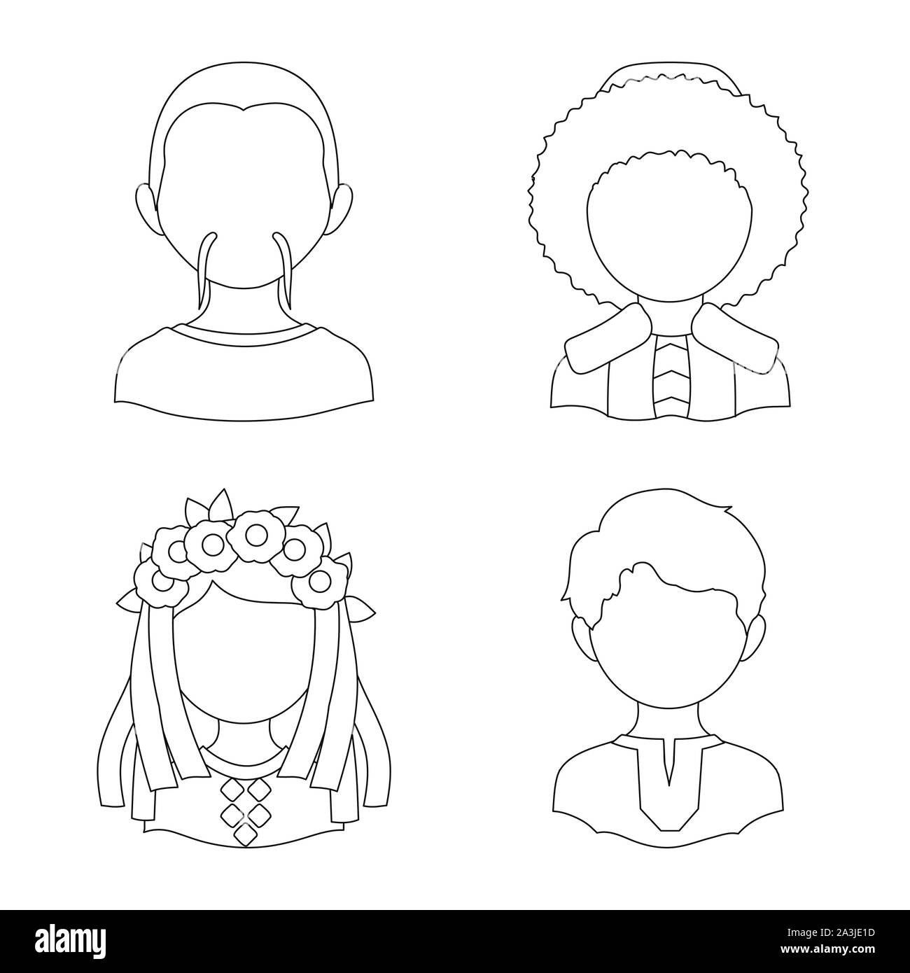 Vector Illustration der Nachahmer und Wohnsitz anmelden. Der Imitator und Kultur vektor Symbol für das Lager. Stock Vektor