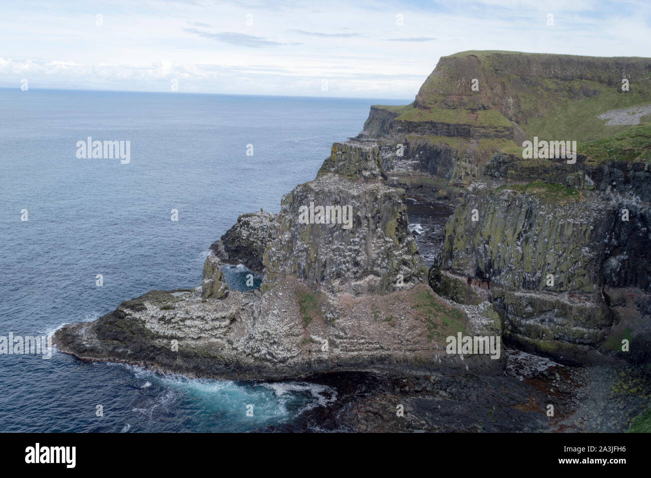 RSPB Rathlin West Light Seabird Centre auf rathlin Island, County Antrim, Nordirland Stockfoto