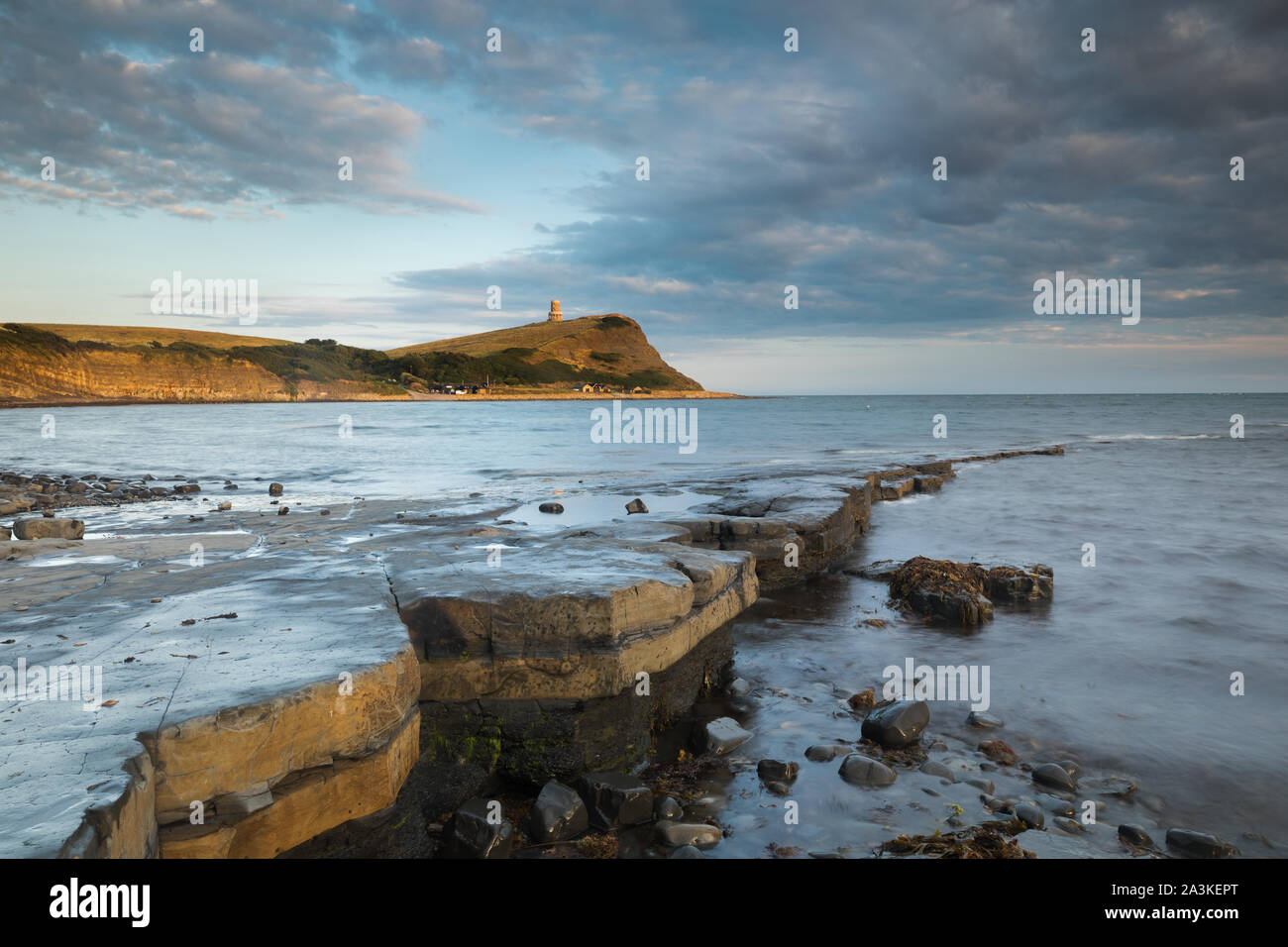 Kimmerridge Bay, Jurassic Coast, Dorset, England, Großbritannien Stockfoto