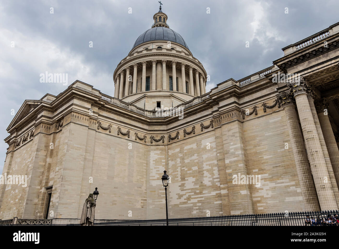 Die Pariser Pantheon - ein mausoleum von berühmten französischen Bürger Stockfoto