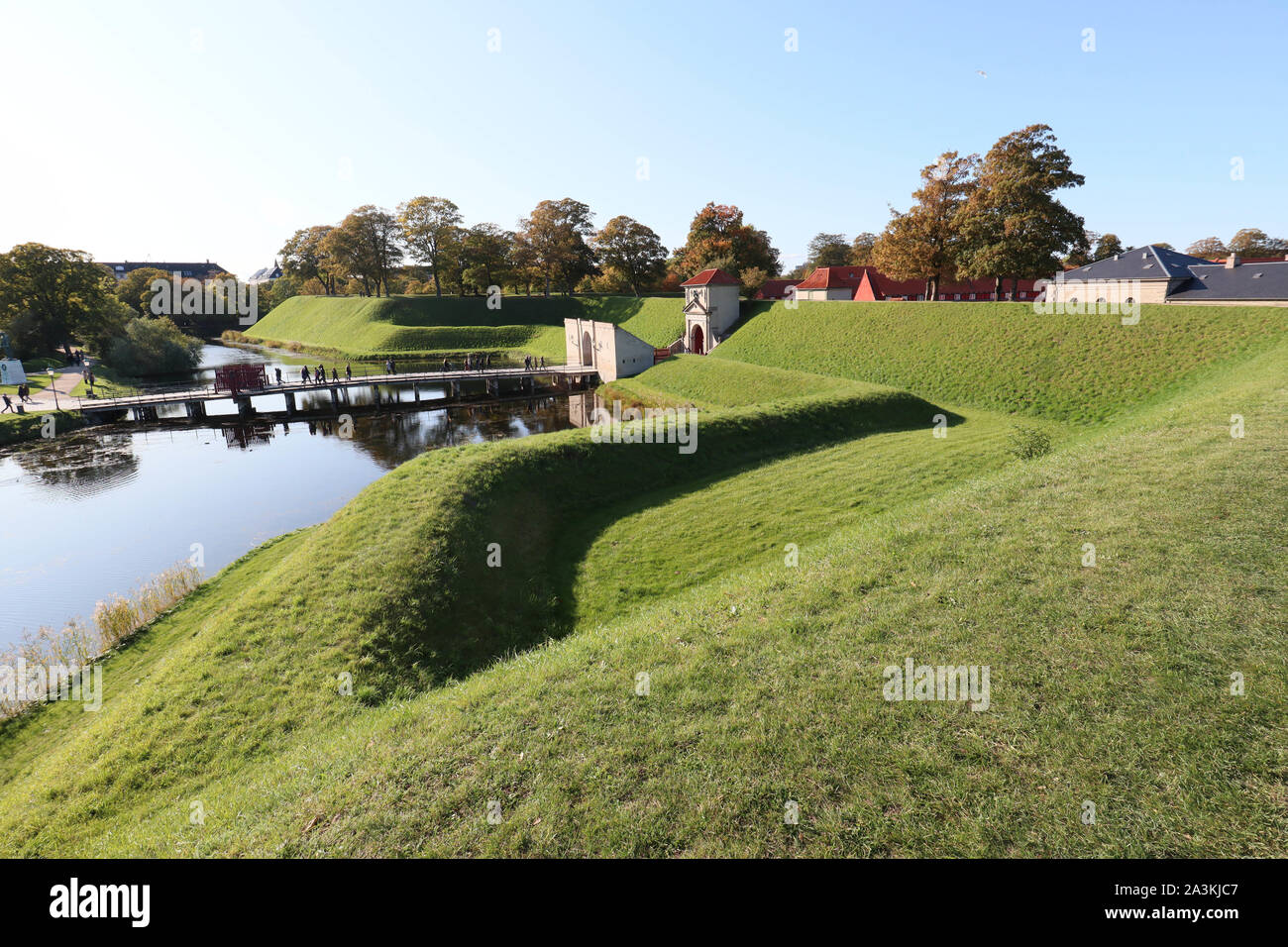 Kastellet, Allgemeine Blick auf Kopenhagen, Dänemark, 05. Oktober 2019, Foto von Richard Goldschmidt Stockfoto
