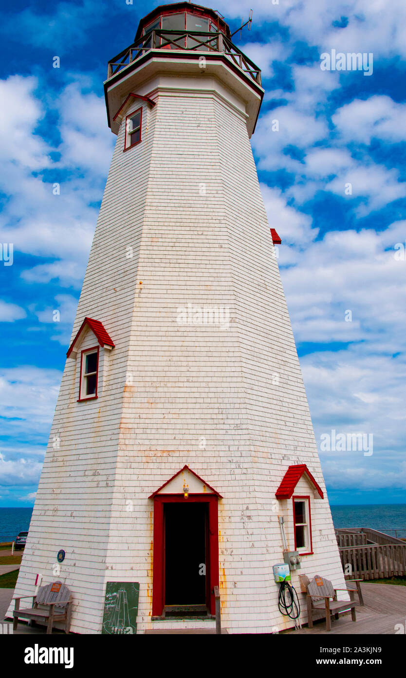 East Point Lighthouse - Prince Edward Island - Kanada Stockfoto