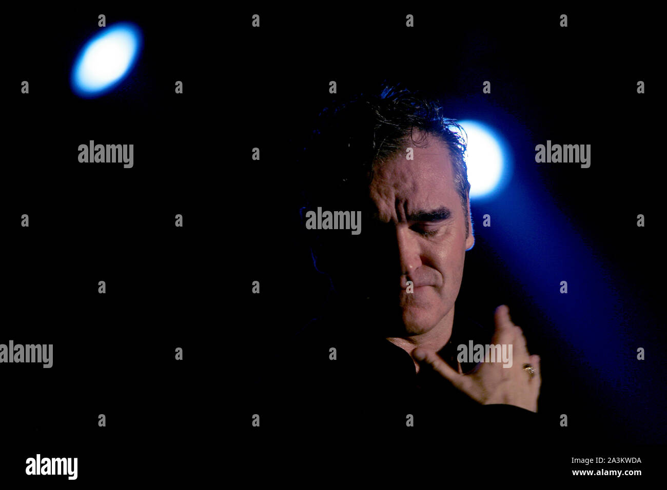Steven Patrick Morrissey im Süden von South West Music Festival in Austin. Stockfoto
