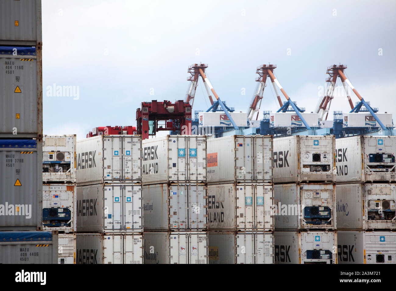 Bremerhaven Seehafen, Freie Hansestadt Bremen, Deutschland, Europa Stockfoto