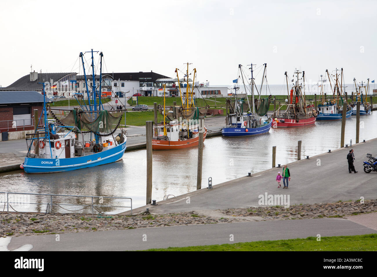 Fischereihafen, Wremen, Niedersachsen, Deutschland Stockfoto