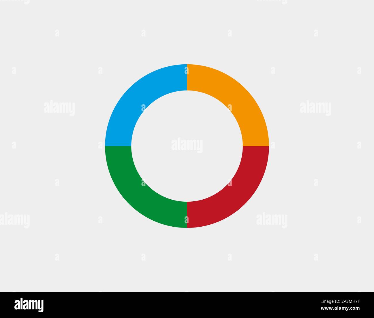 Bunte Pie chart, Diagramm, Infografik. Vector Illustration. Stock Vektor