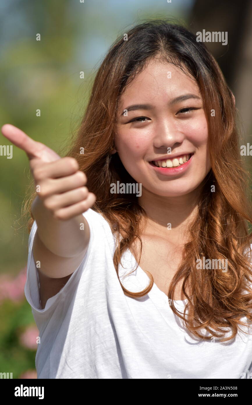 Stolz weiblich Frau Stockfoto