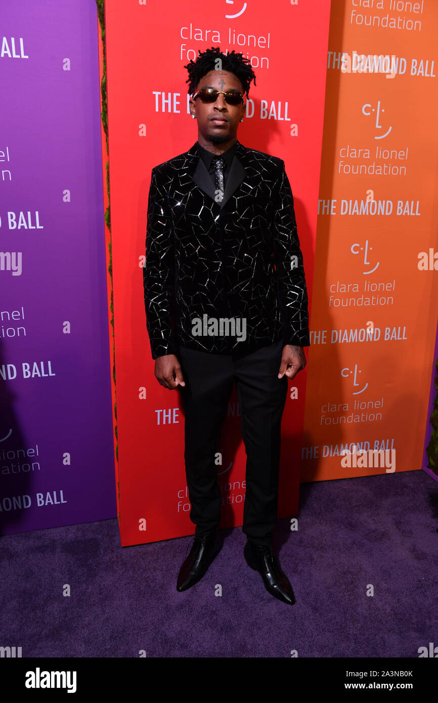 5. Jährliche Clara Lionel Stiftung Diamond Ball, Ankünfte, Cipriani, Wall Street, New York, USA - 12 Sep 2019 - 21 Savage Stockfoto