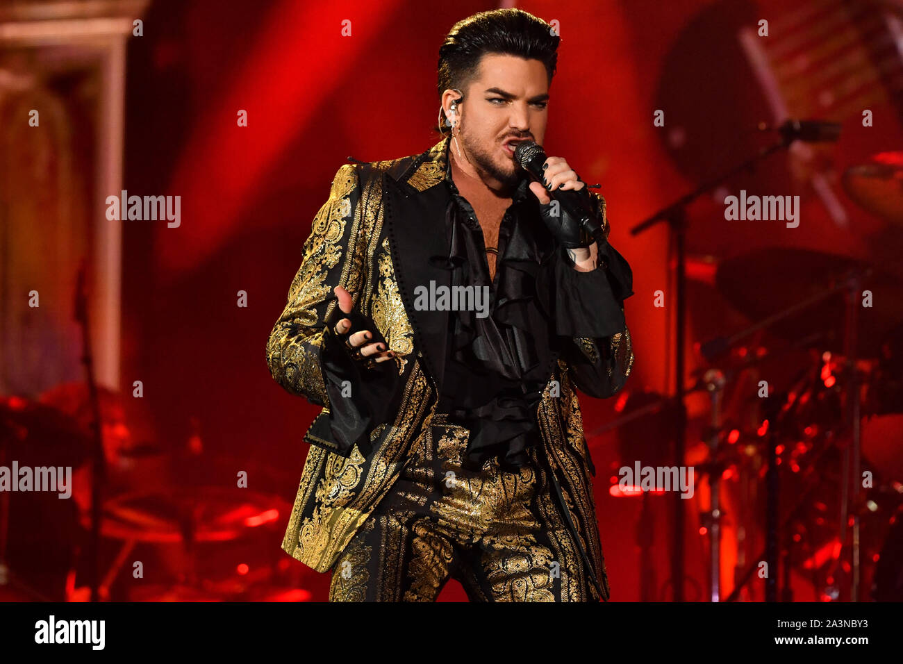 Globale Bürger Festival, Central Park, New York, USA - 28 Sep 2019 - Königin - Adam Lambert Stockfoto
