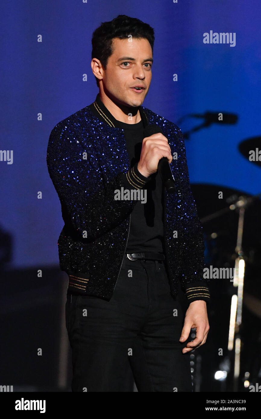 Globale Bürger Festival, Central Park, New York, USA - 28 Sep 2019 - Rami Malek Stockfoto