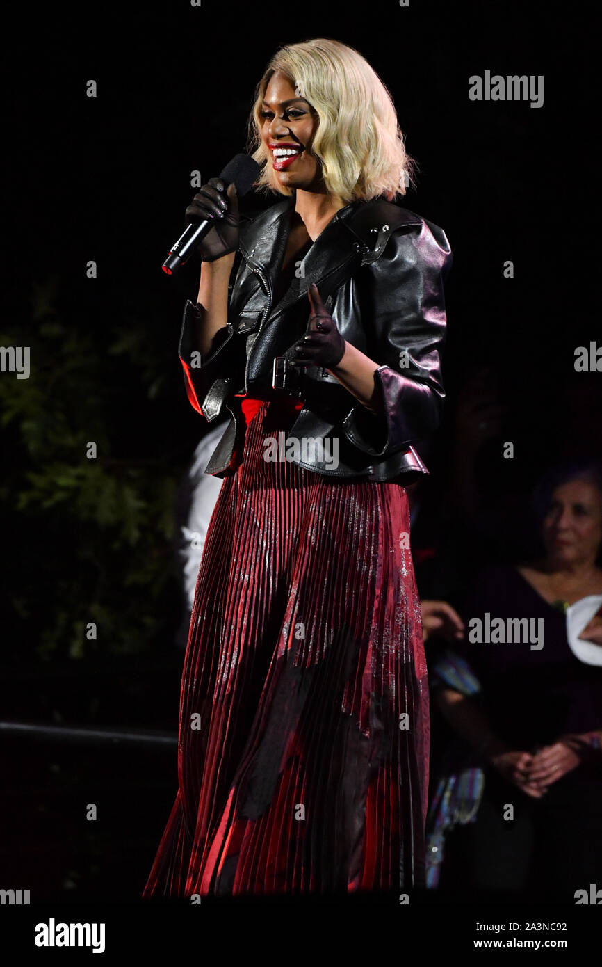 Globale Bürger Festival, Central Park, New York, USA - 28 Sep 2019 - Laverne Cox Stockfoto