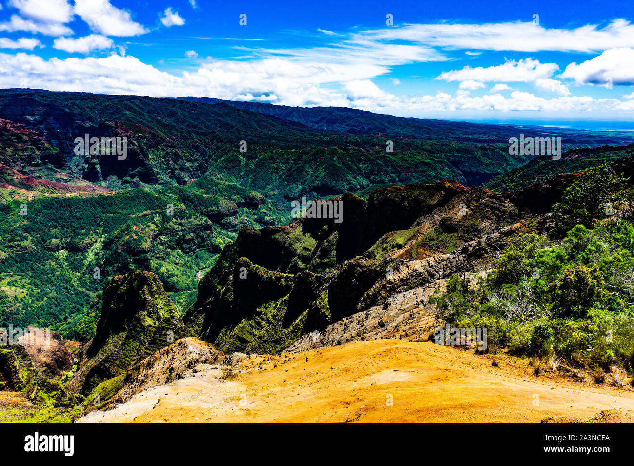 Waimea Canyon, Kauai, Hawaii Stockfoto