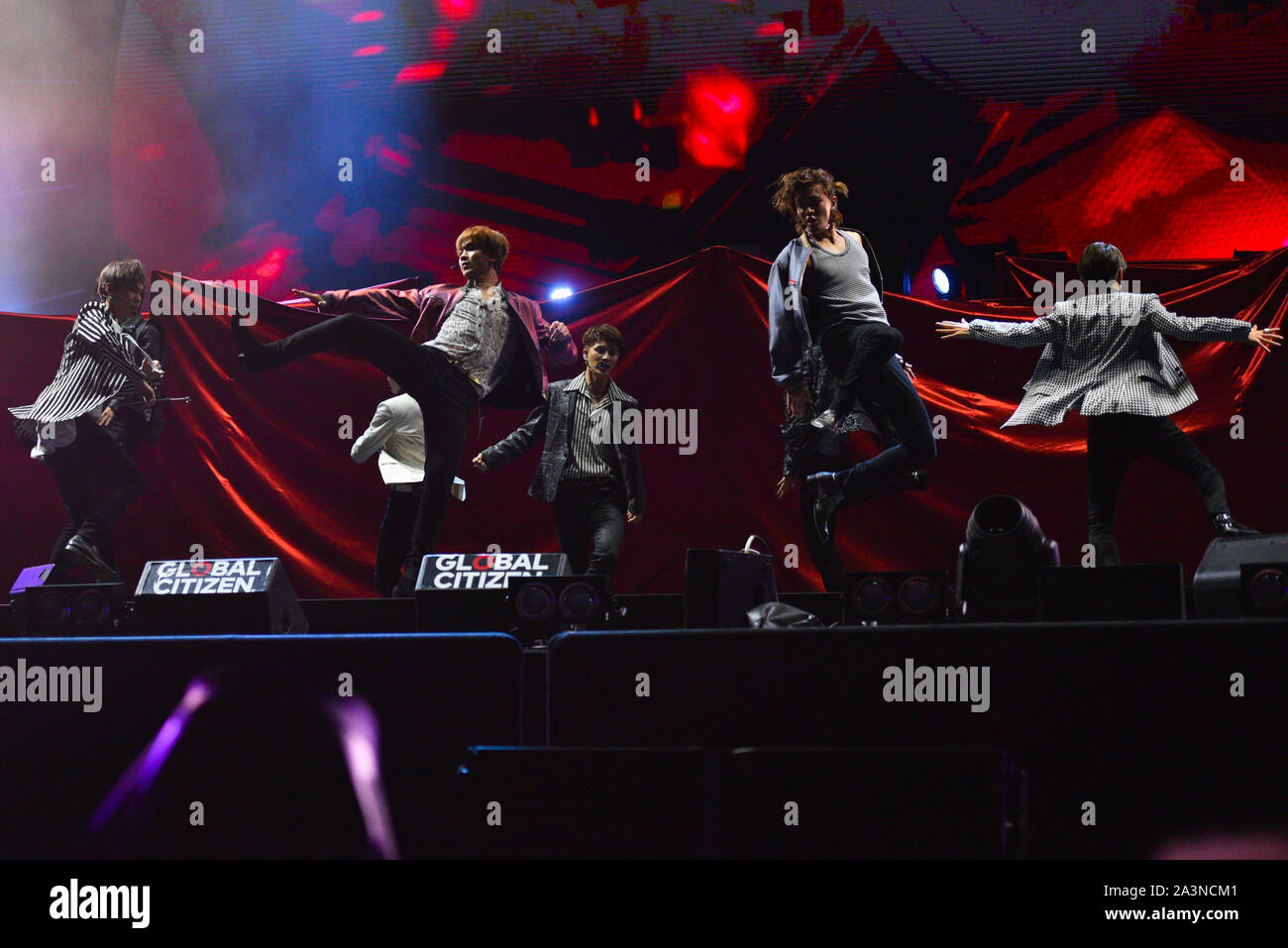 Globale Bürger Festival, Central Park, New York, USA - 28 Sep 2019 - NCT 127 Stockfoto