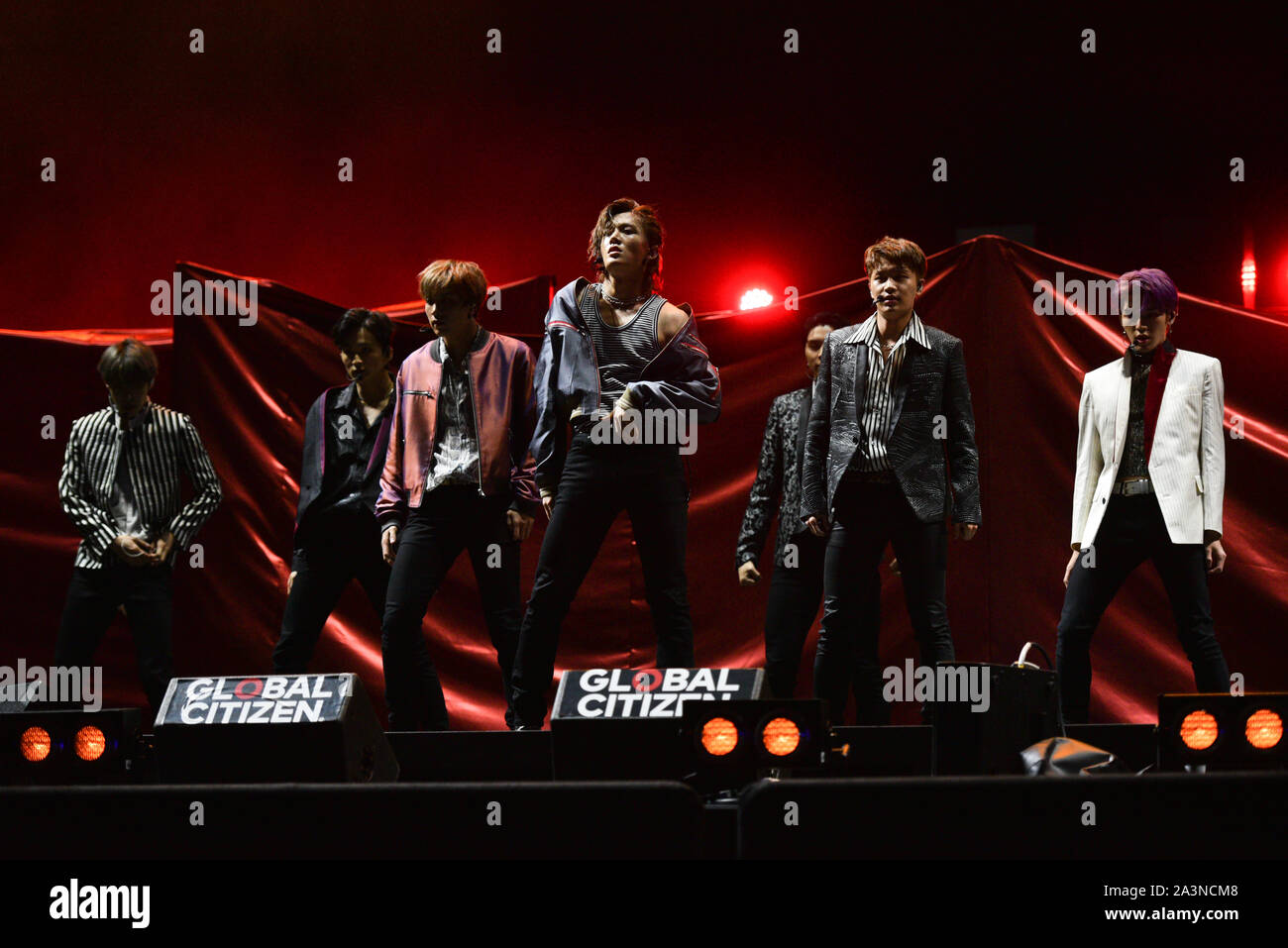 Globale Bürger Festival, Central Park, New York, USA - 28 Sep 2019 - NCT 127 Stockfoto