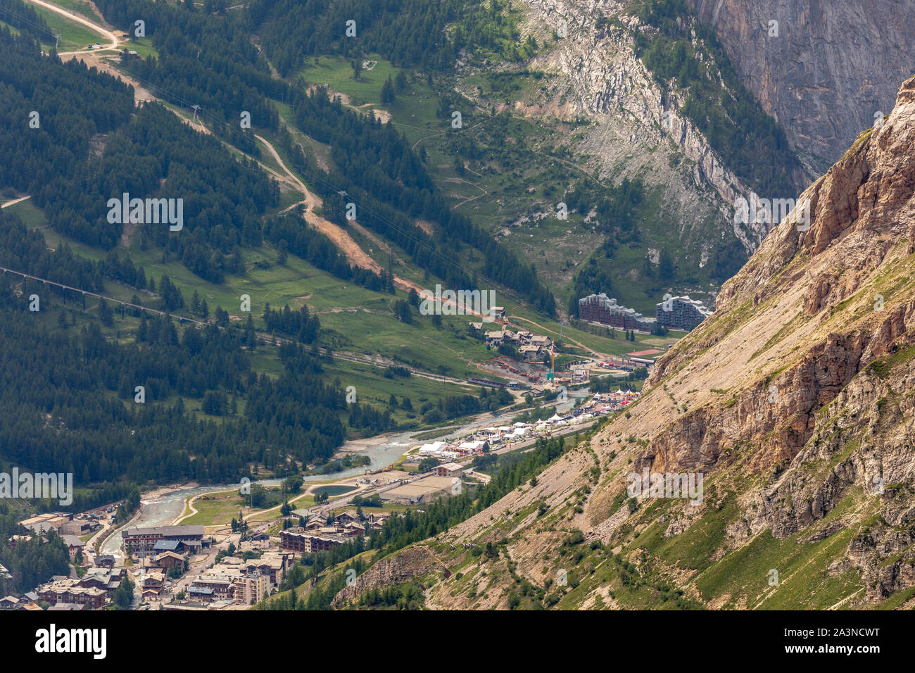 Parc national de la Vanoise - Val d’Isère am Pass Col de l’Iseran, Frankreich Stockfoto