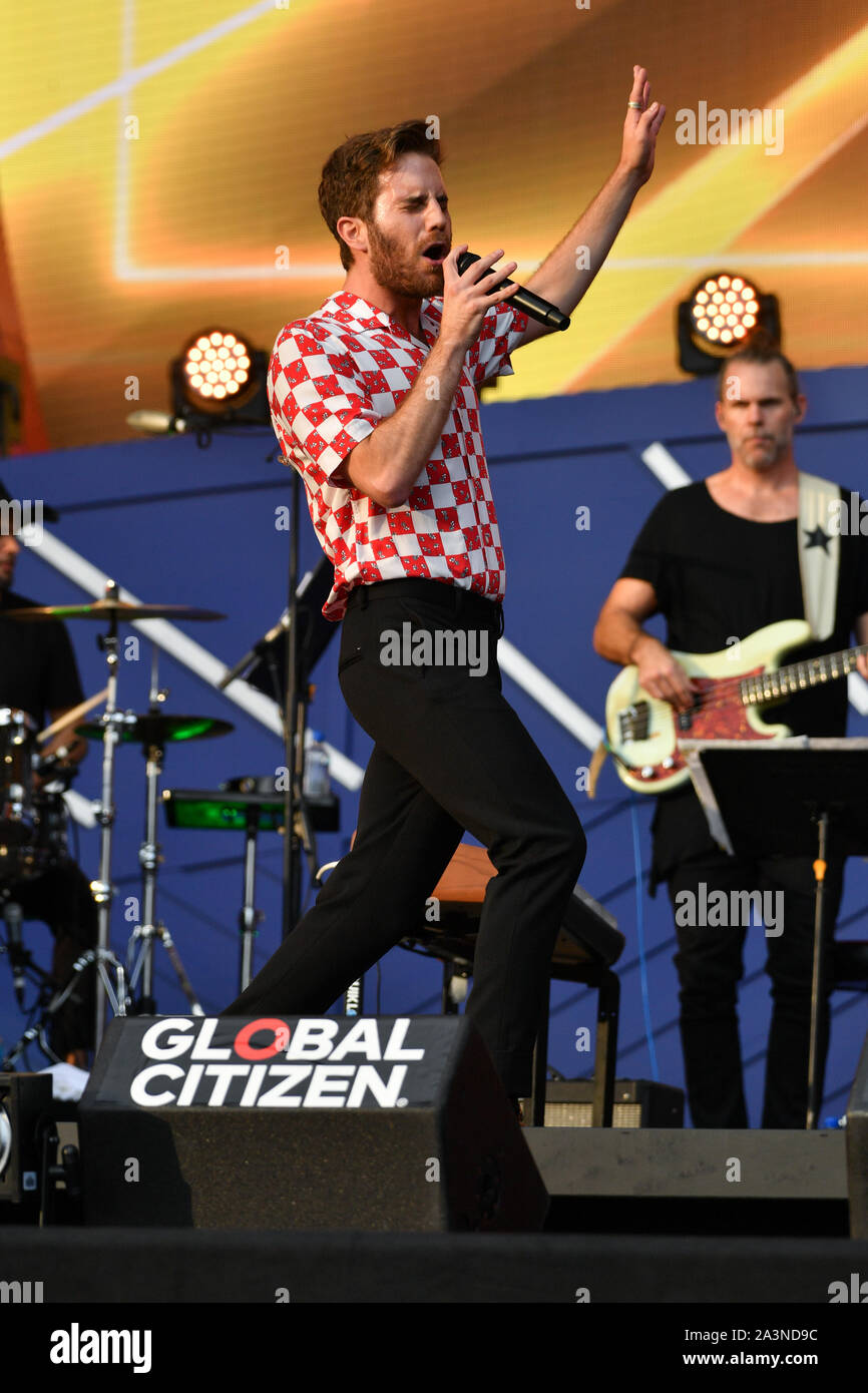 Globale Bürger Festival, Central Park, New York, USA - 28 Sep 2019 - Ben Platt Stockfoto