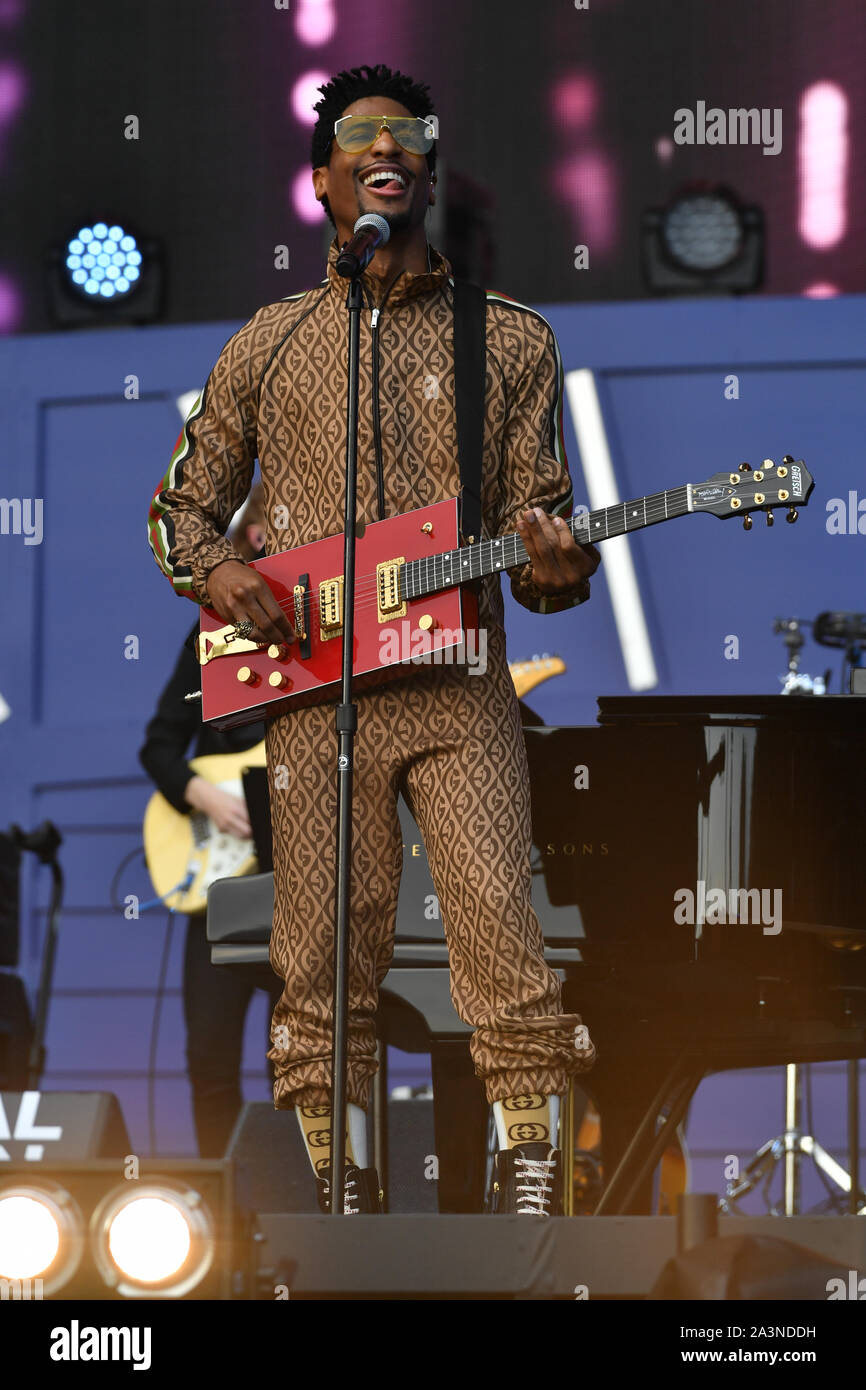 Globale Bürger Festival, Central Park, New York, USA - 28 Sep 2019 - Jon Batist Stockfoto