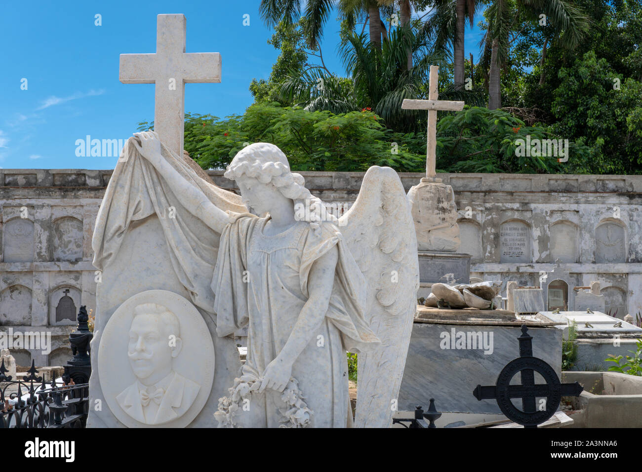 Cementerio de Reina (Queen's Friedhof) in Cienfuegos, Kuba Stockfoto