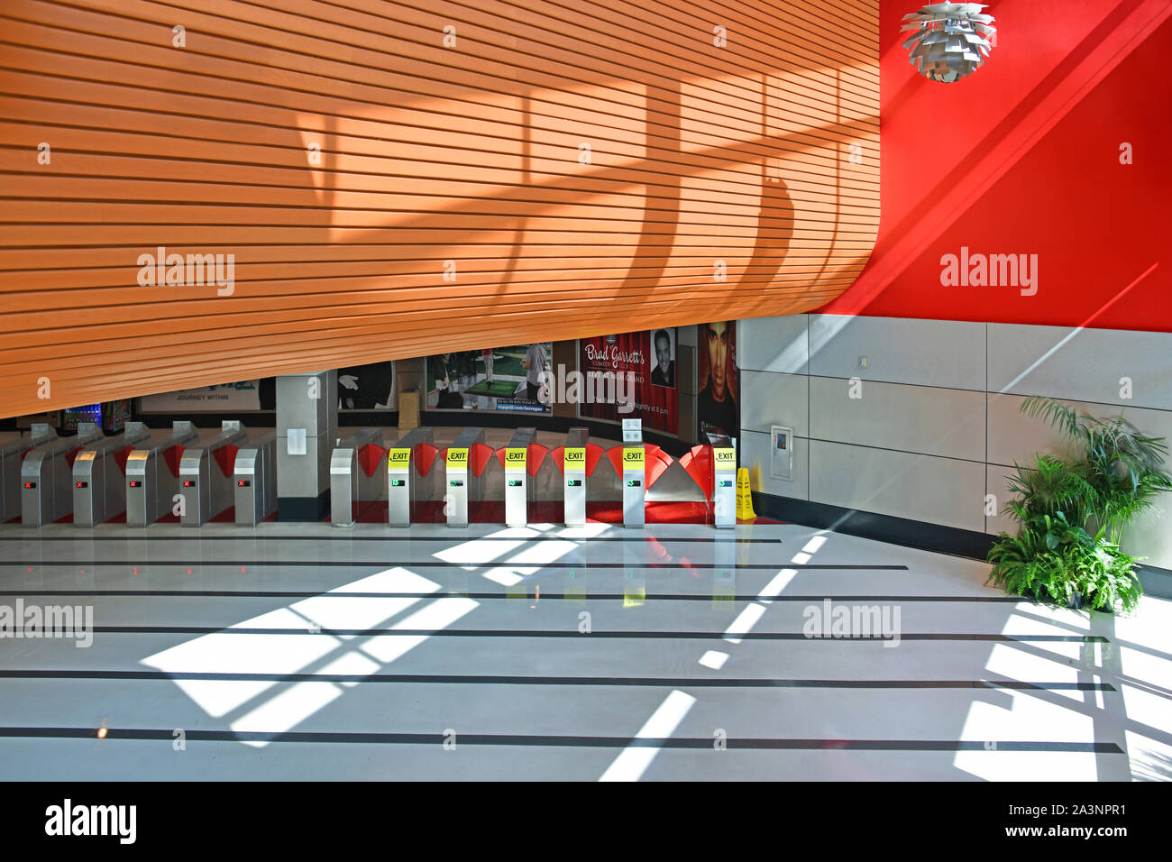 MGM Grand Monorail Station Las Vegas, NV, USA 100118. Die Las Vegas
