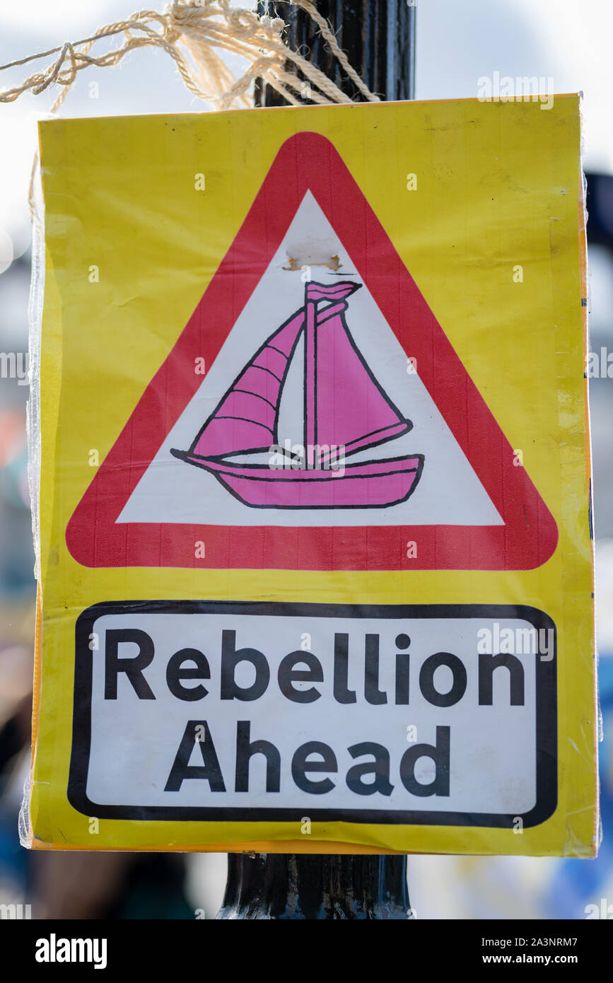 Aussterben Rebellion 9 Oct 2019, London Stockfoto