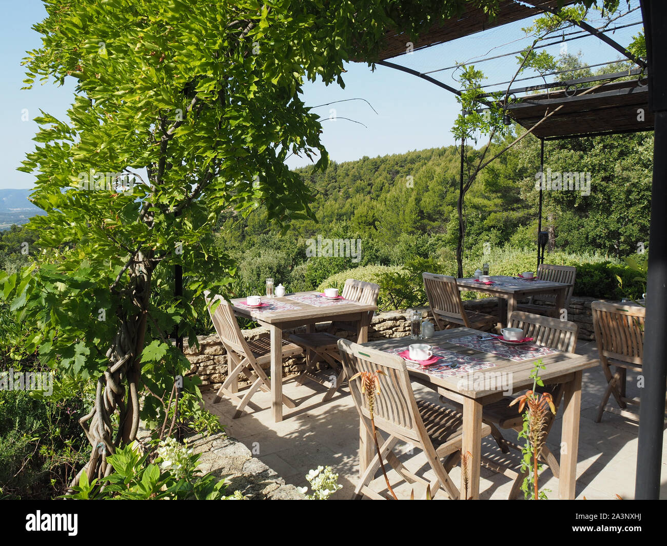 Malerisch freien Stellen in der Landschaft der Provence Stockfoto